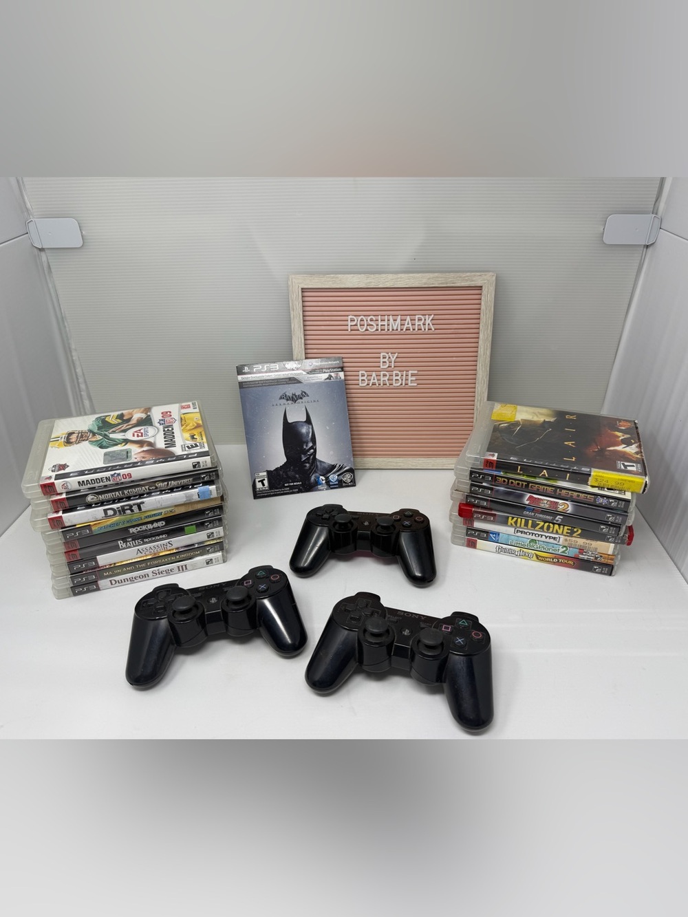 PlayStation 3 • Mega Lot • Games + Controllers